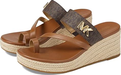 michael kors jelly sandals pink|Michael Kors jilly mid wedge.